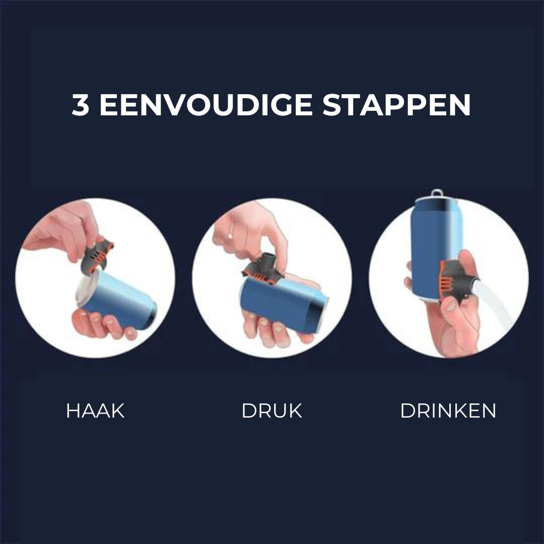 ChugMate™ - Sleutelhanger om blikjes te shotten