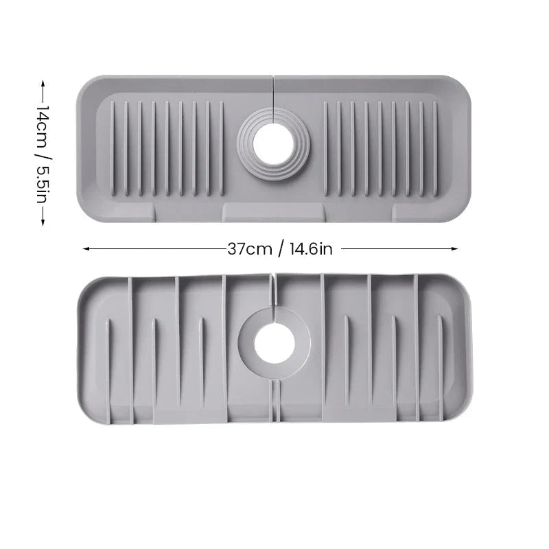 SplashSafe™ - Siliconen beschermingsmat voor om een tafelkraan