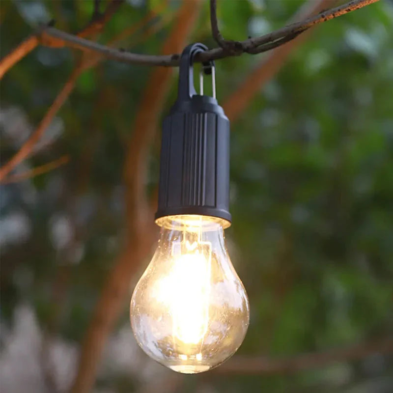 RetroBulb™ - Oplaadbare buitenlamp met ophangklem