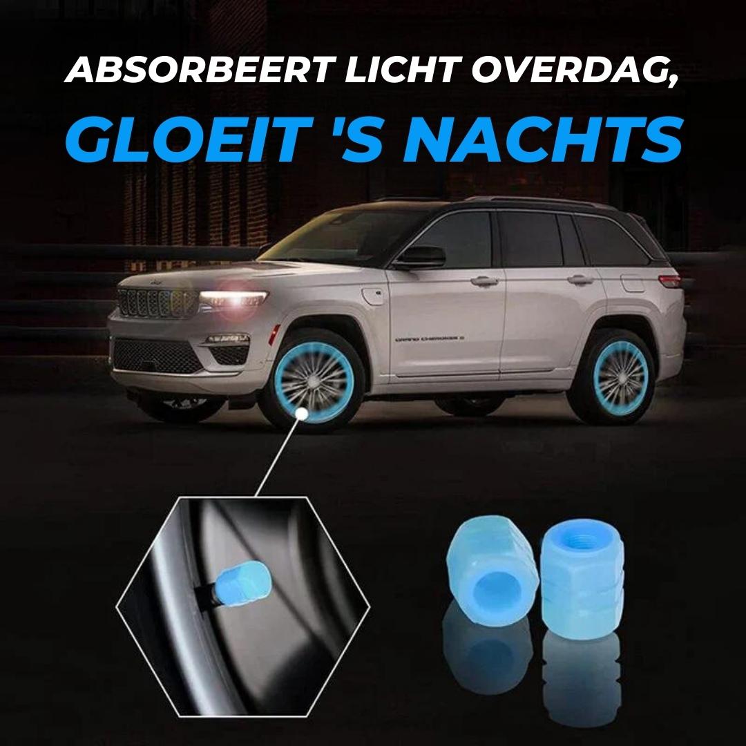 GlowCaps™ - Glow in the dark ventieldopjes