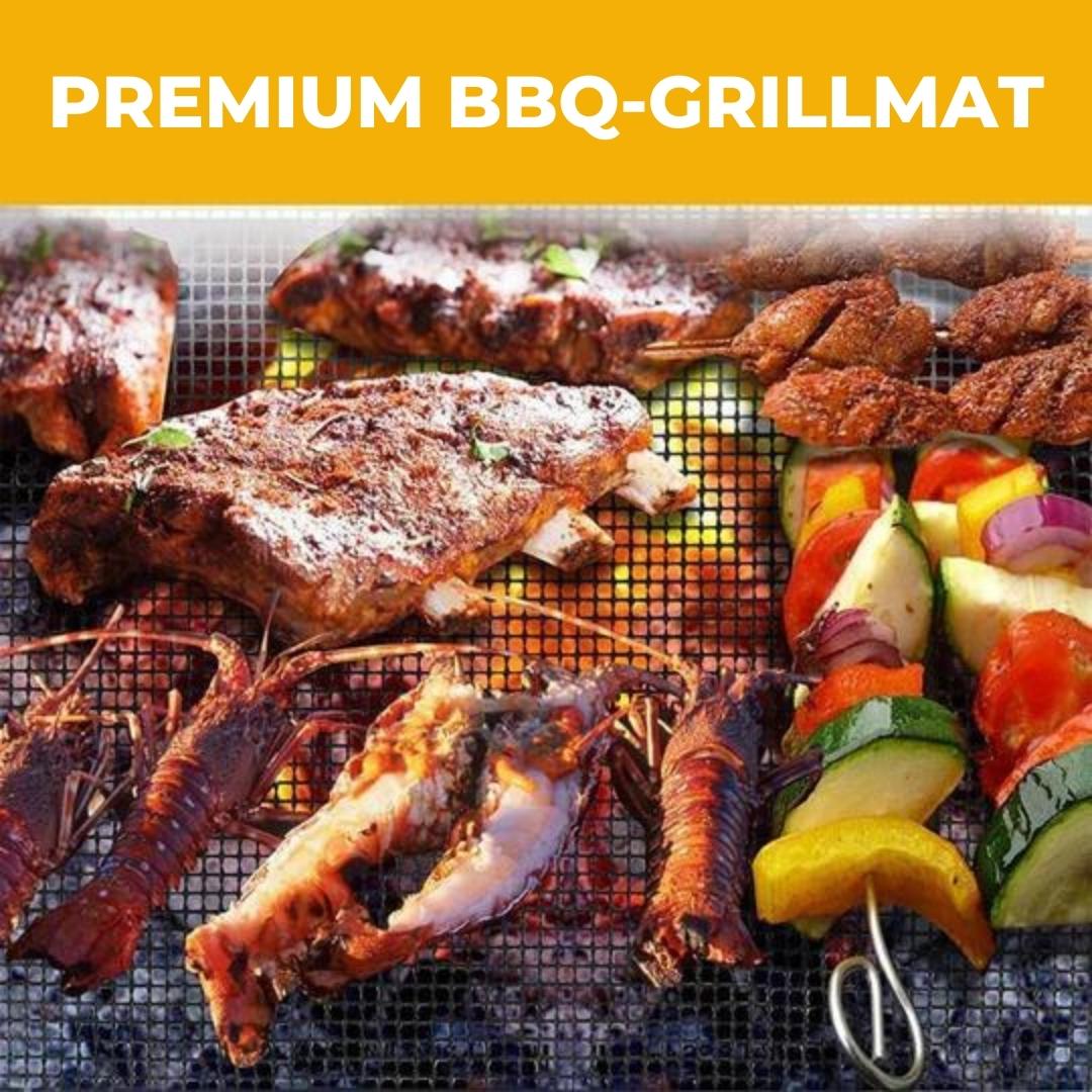 GrillLux™ - Hebruikbare antiaanbak grillmat