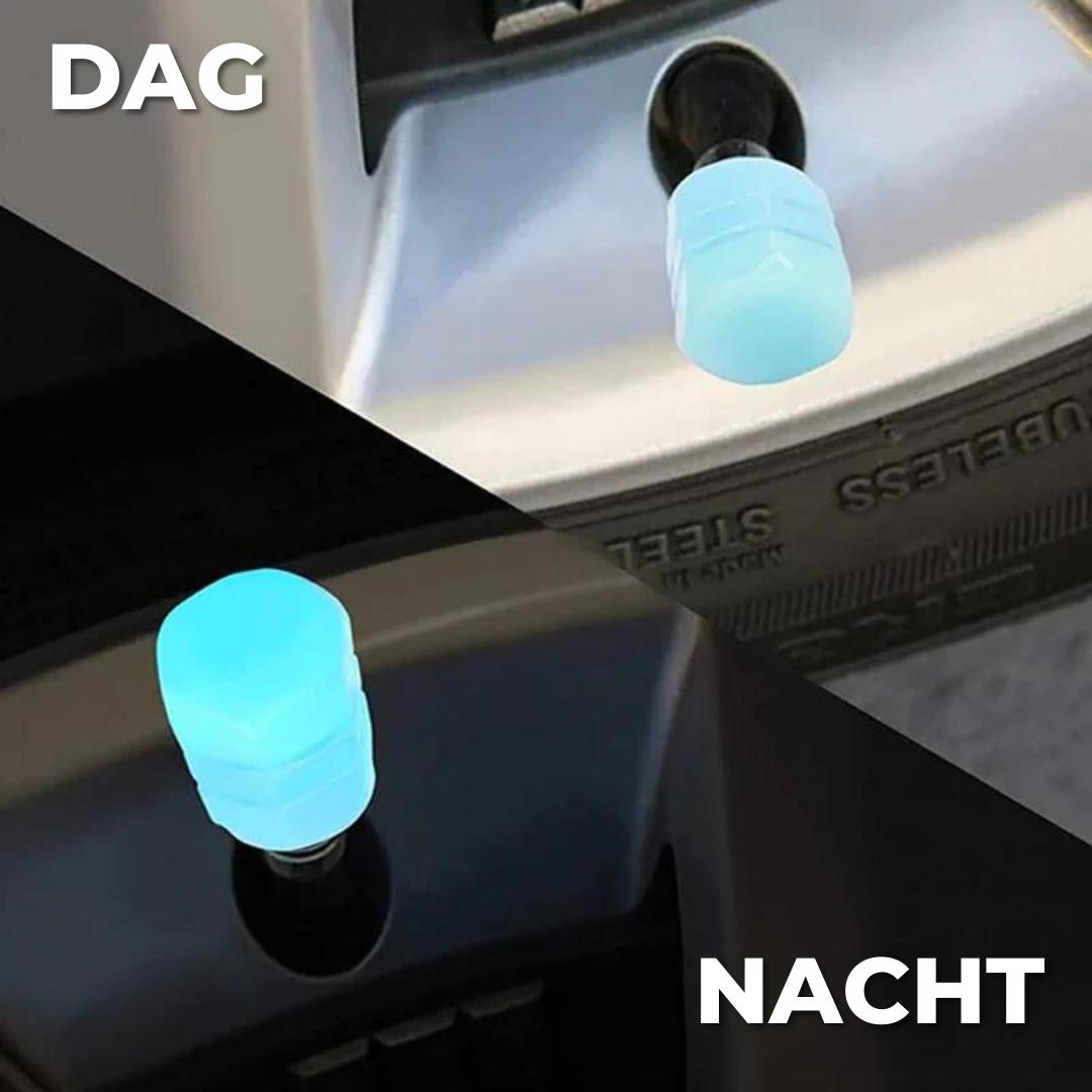 GlowCaps™ - Glow in the dark ventieldopjes