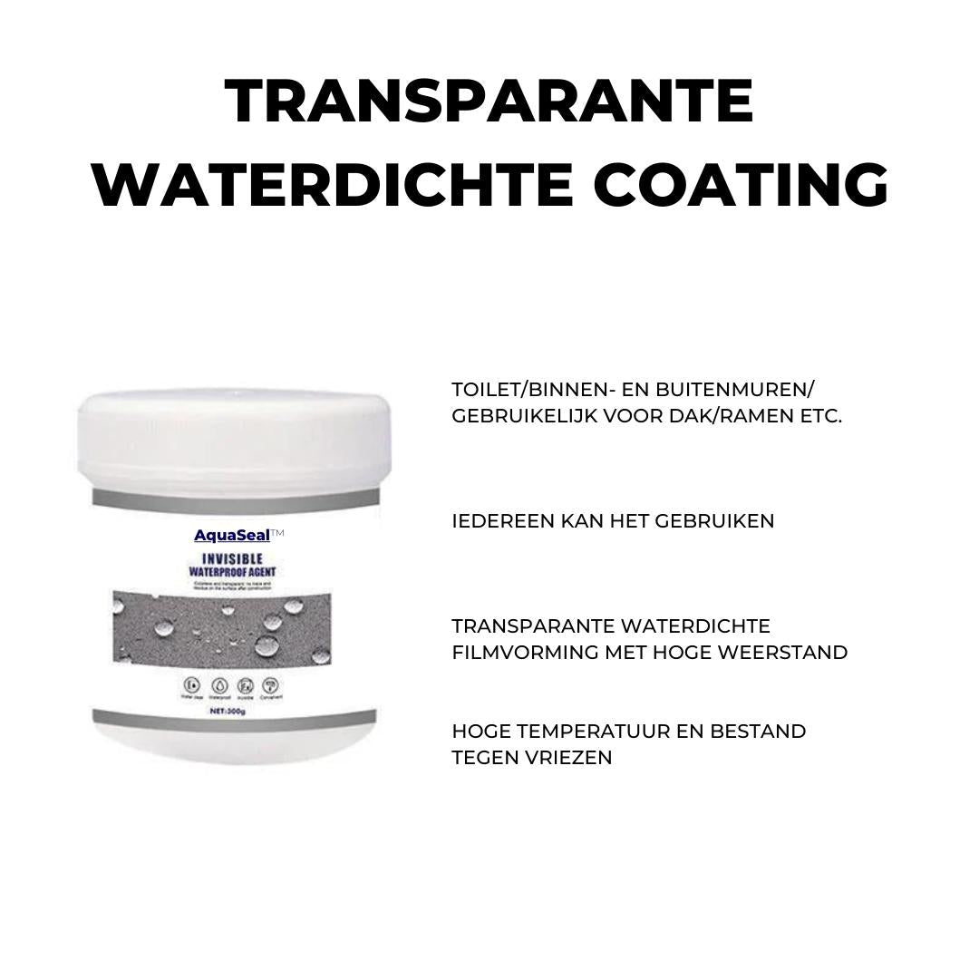 AquaSeal™ - Transparante vochtige smeerbare coating