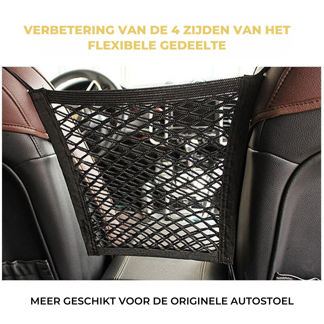 DriveSafe™ - Opbergnet met haken voor in de auto