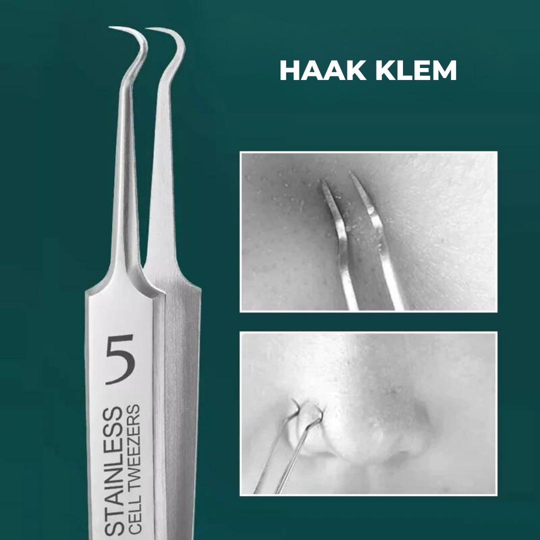 ClearSkin™ - Ultradunne mee-eter pincetten voor je gezicht