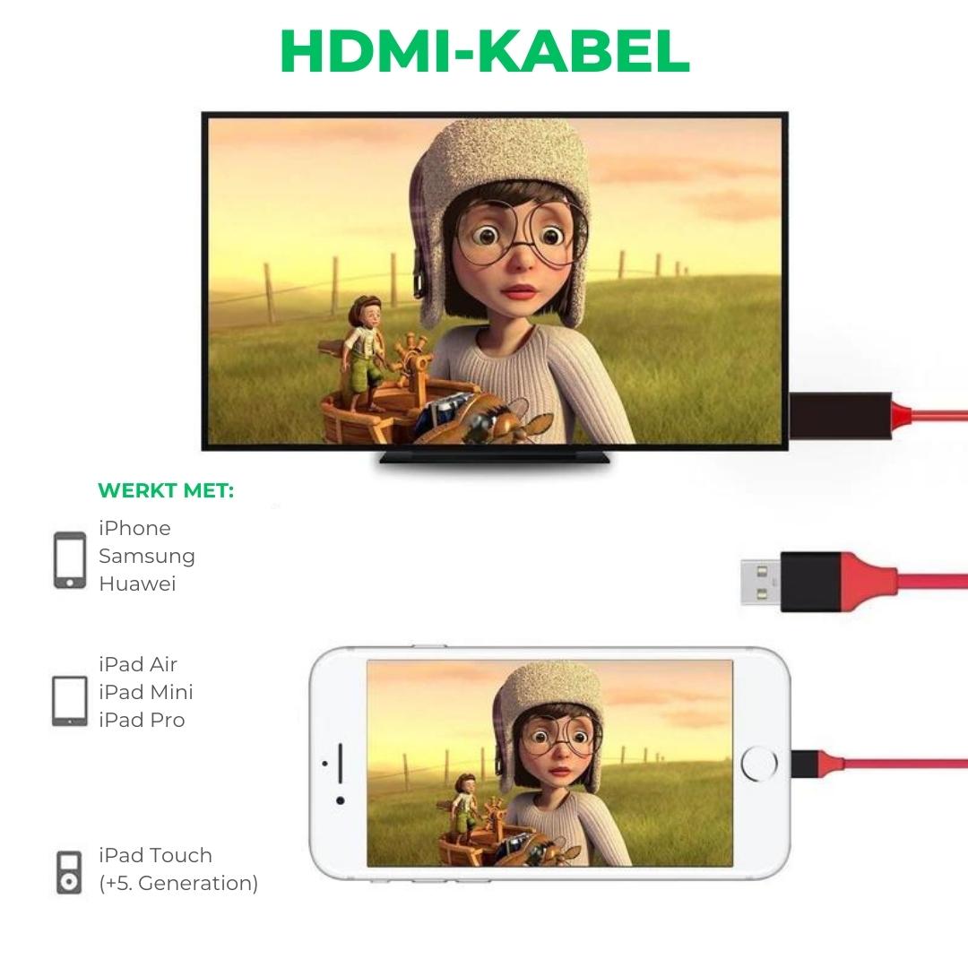 MediaFlow™ - HDMI-kabel voor iOS en Android telefoons