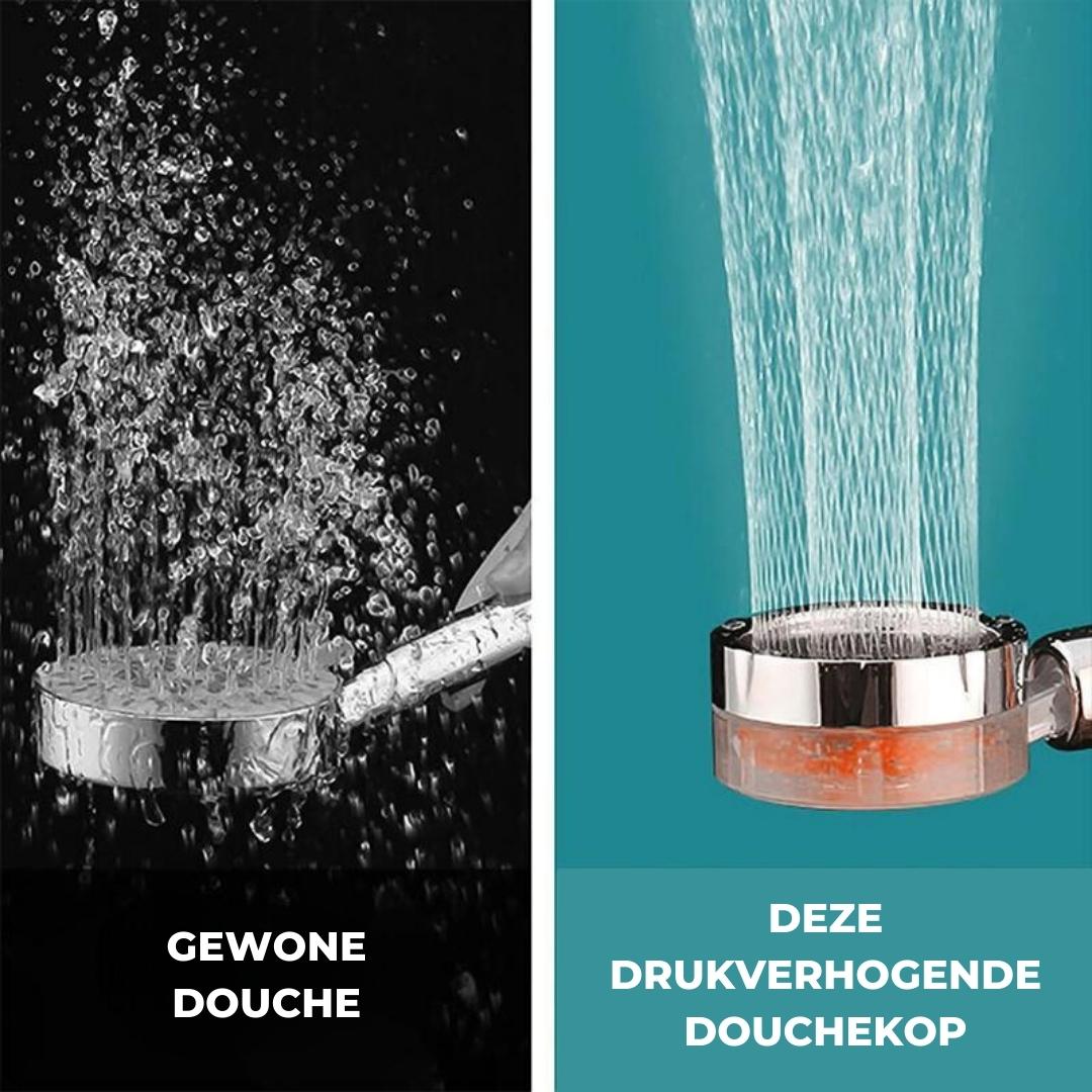 AquaSpin™ - Waterbesparende en drukverhogende douchekop