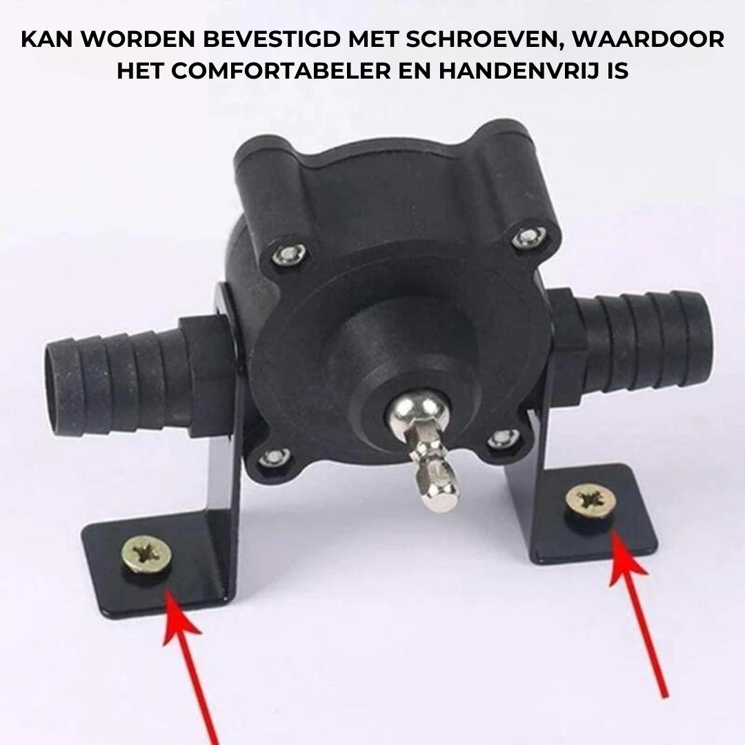 WaterPump™ - Zelfaanzuigende waterpomp voor je boormachine