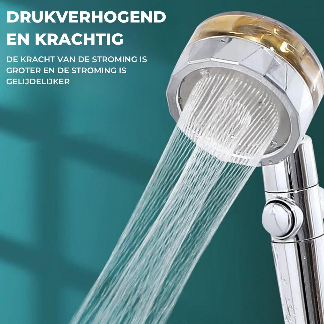 AquaSpin™ - Waterbesparende en drukverhogende douchekop