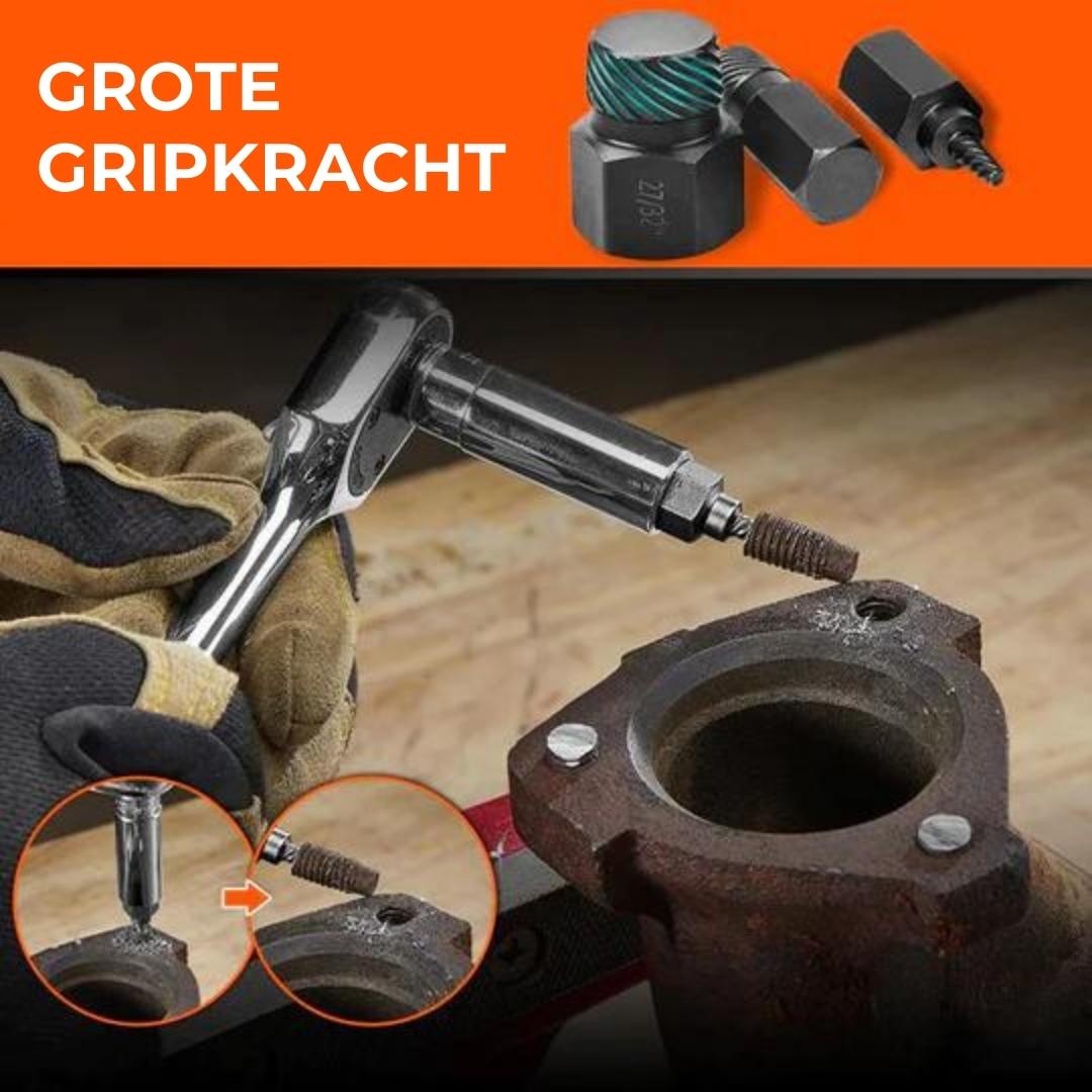 GripMaster™ - Verwijdert doorgedraaide of afgebroken schroeven