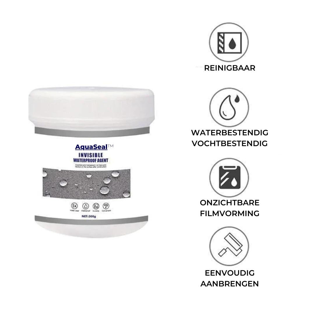 AquaSeal™ - Transparante waterdichte smeerbare coating