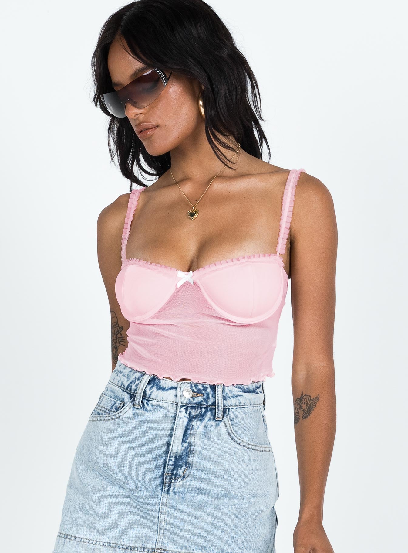 Drysdale Bustier Top Pink