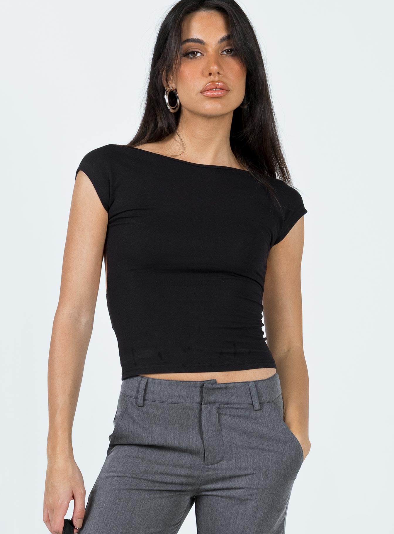 Rosalinda Top Black Lower Impact