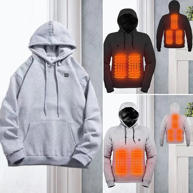 HeatHoodie™ - Elektrisch verwarmde hoodie met capuchon