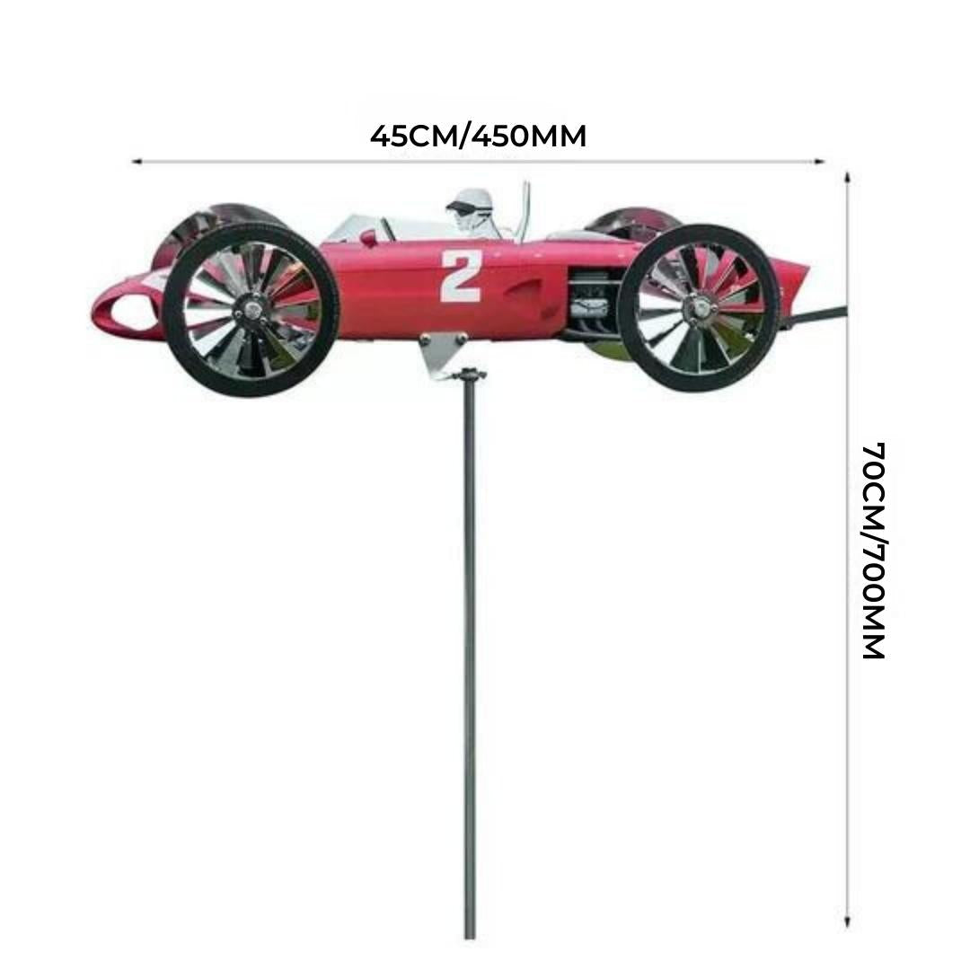 WindSprint™ - Tuinwindmolen in de vorm van een raceauto