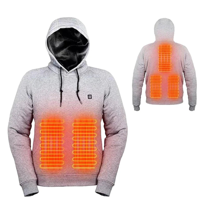 HeatHoodie™ - Elektrisch verwarmde hoodie met capuchon