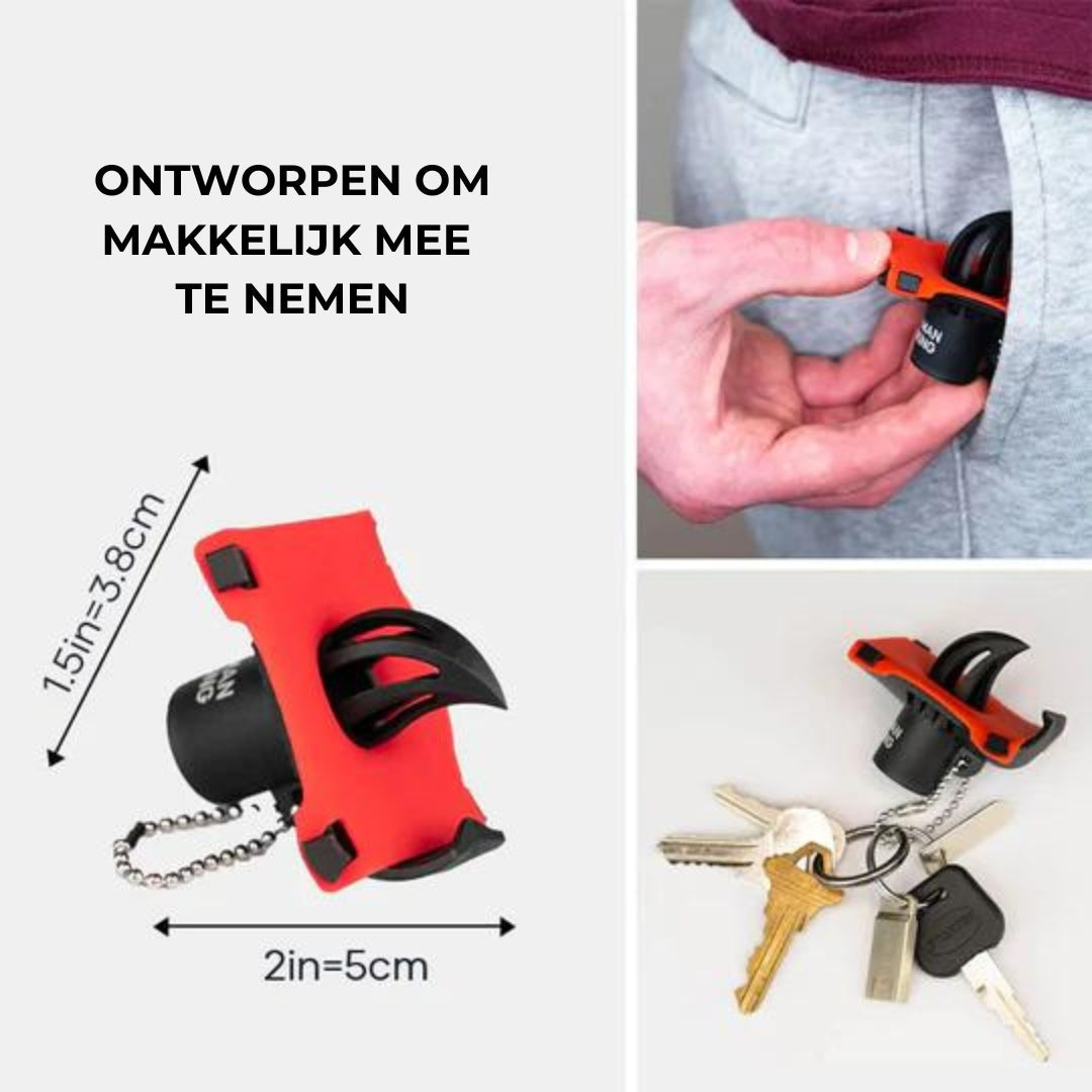 ChugMate™ - Sleutelhanger om blikjes te shotten