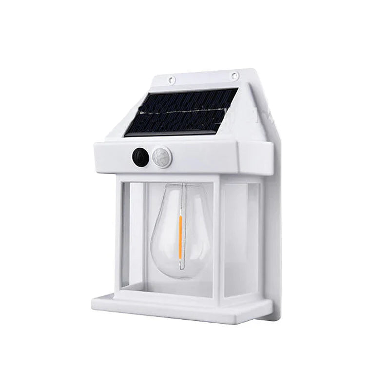 SunLux™ - Wolfraam wandlamp op zonne-energie voor buiten