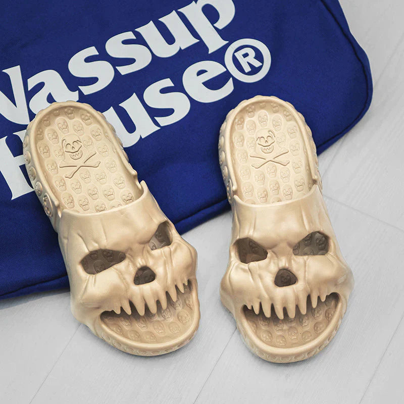 SkullFlops™ - Slippers met doodshoofd ontwerp