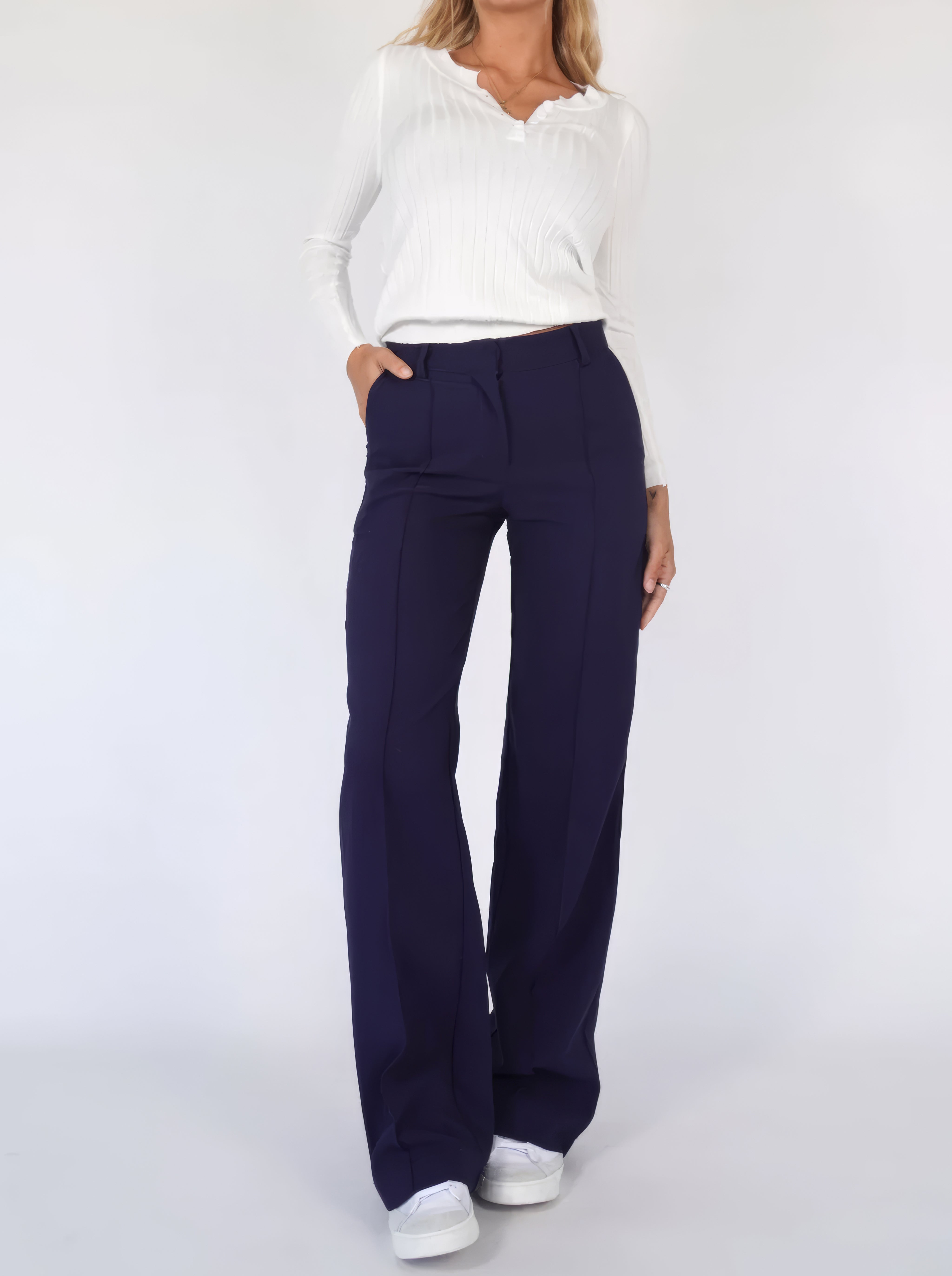 Susanne | Elegante comfortabele wijde broek 