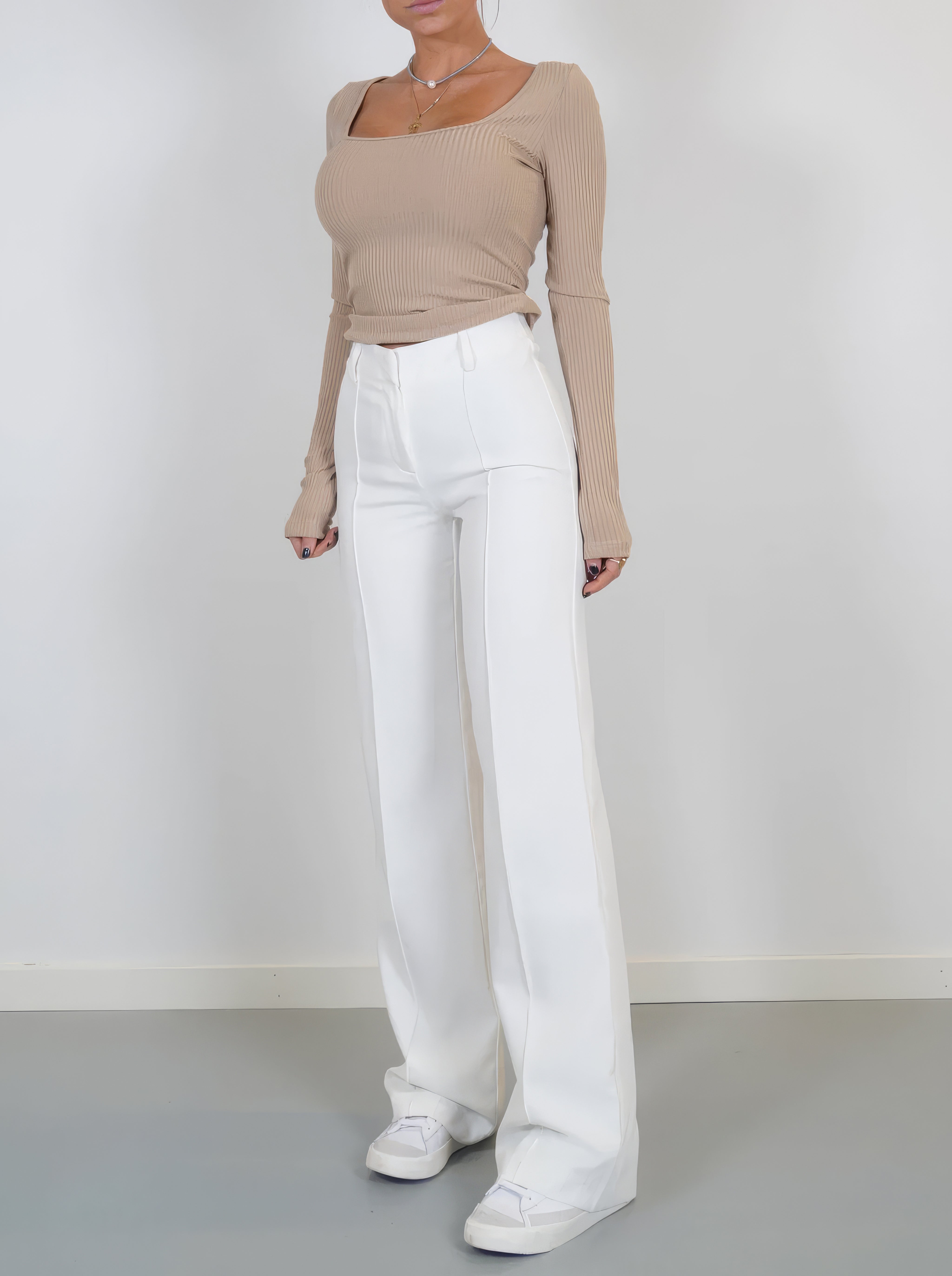 Suzanne | Elegante Comfortabele wijde broek