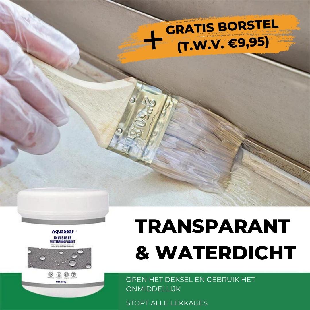 AquaSeal™ - Transparante waterdichte smeerbare coating