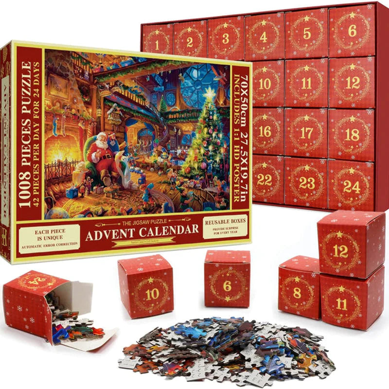 PuzzleSurprise™ - Kerstpuzzel adventkalender voor 2023