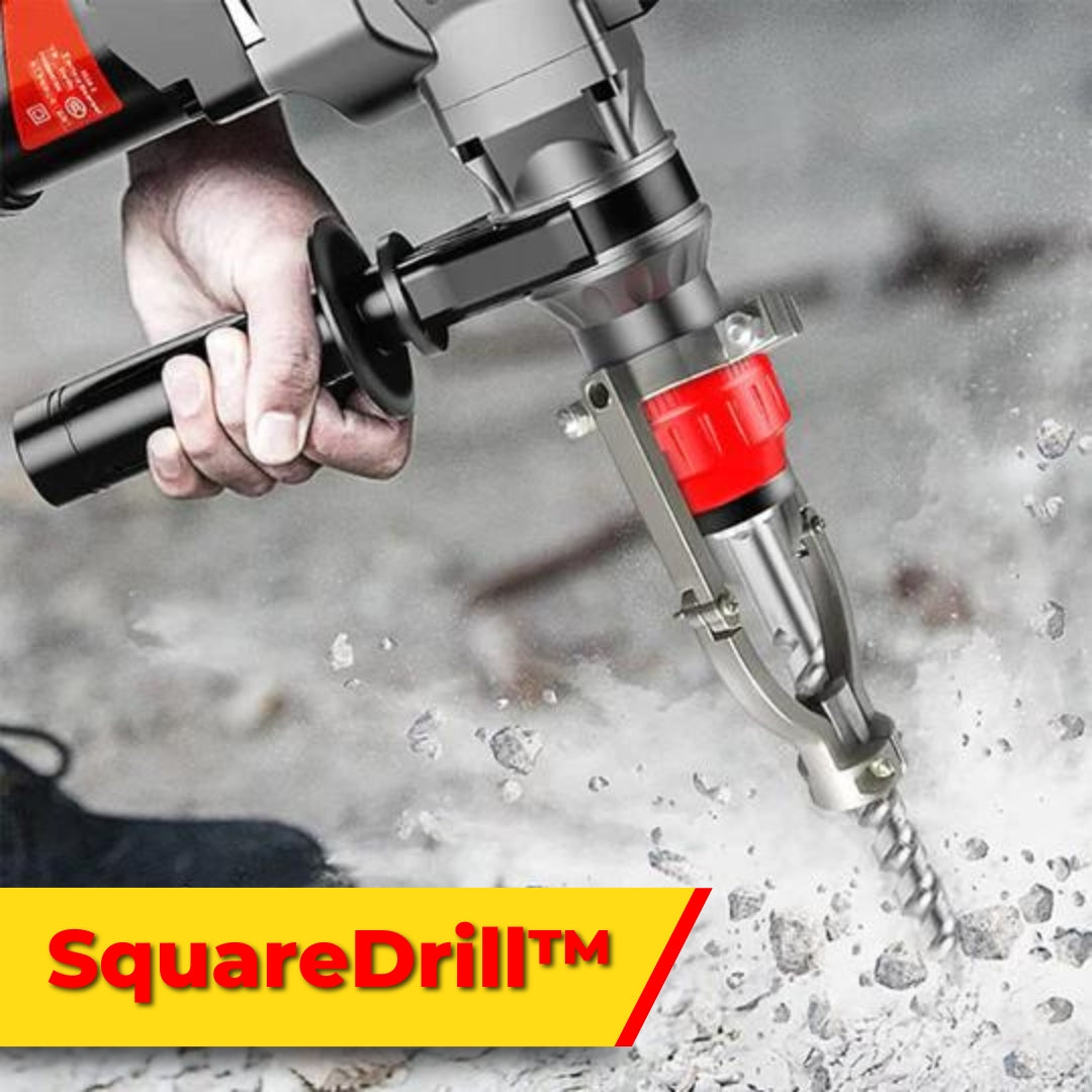 SquareDrill™ - Boormachineadapter voor vierkante gaten