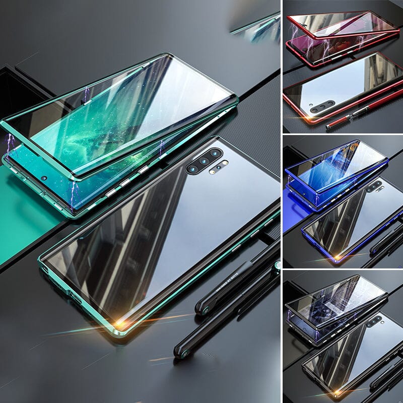 MagShield™ - Magnetische dubbelzijdige Samsung telefoonhoes van gehard glas