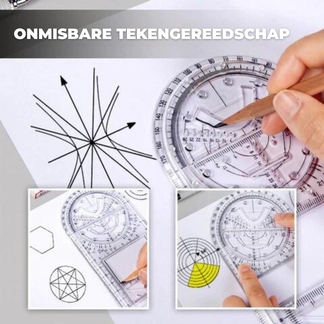 GeoShape™ - Multifunctionele geometrische liniaal