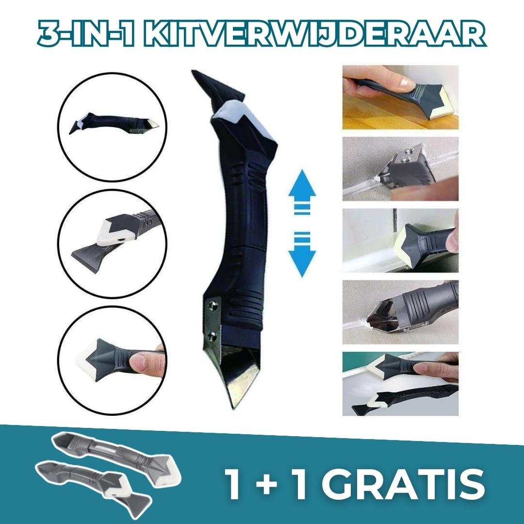 KitRemover™ - 3-in-1 siliconenkit gereedschap