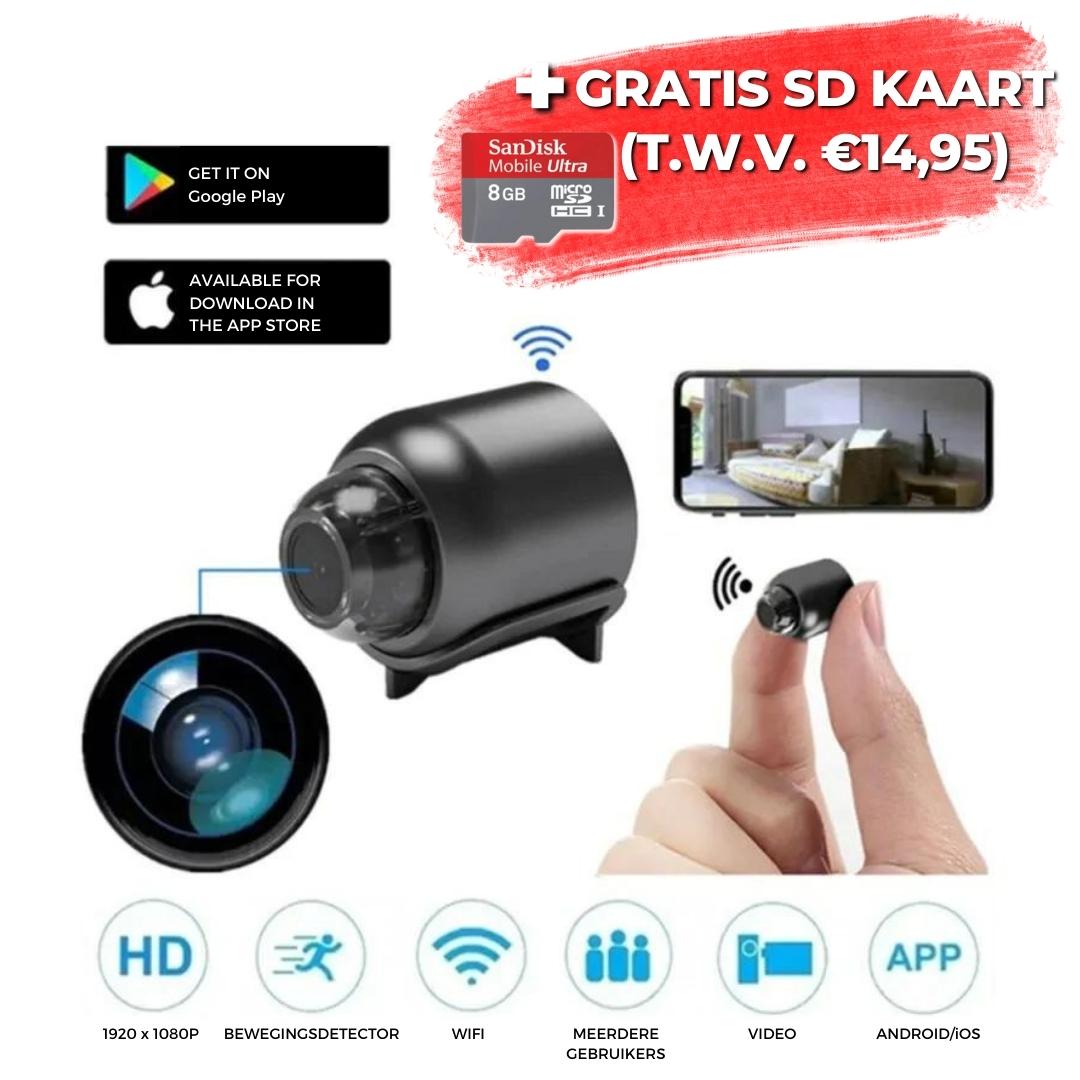 WifiCam™ - Draadloze mini HD-camera op WiFi