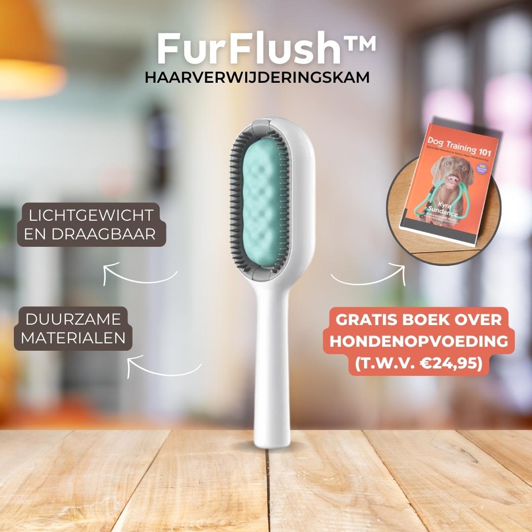 FurFlush™ - Ontharingskam voor huisdieren met waterreservoir