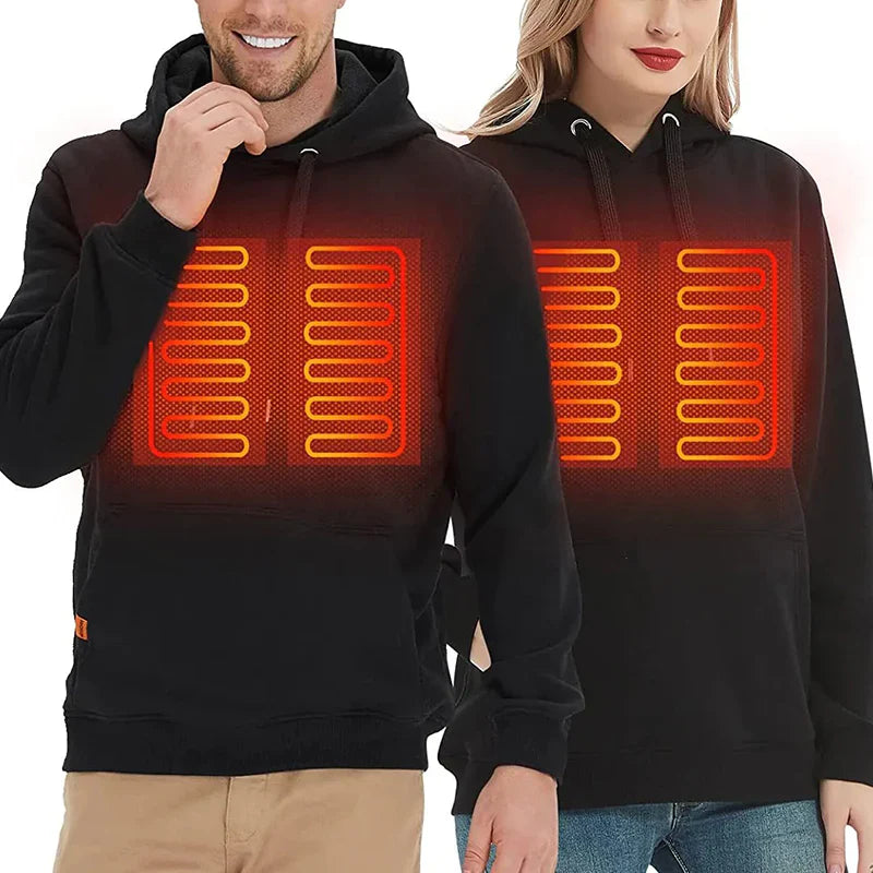 HeatHoodie™ - Elektrisch verwarmde hoodie met capuchon