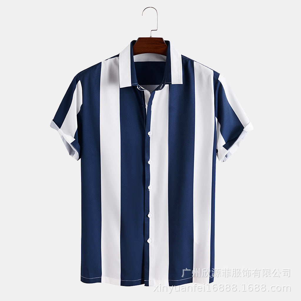 Max - Gestreepte Lane Print Shirt