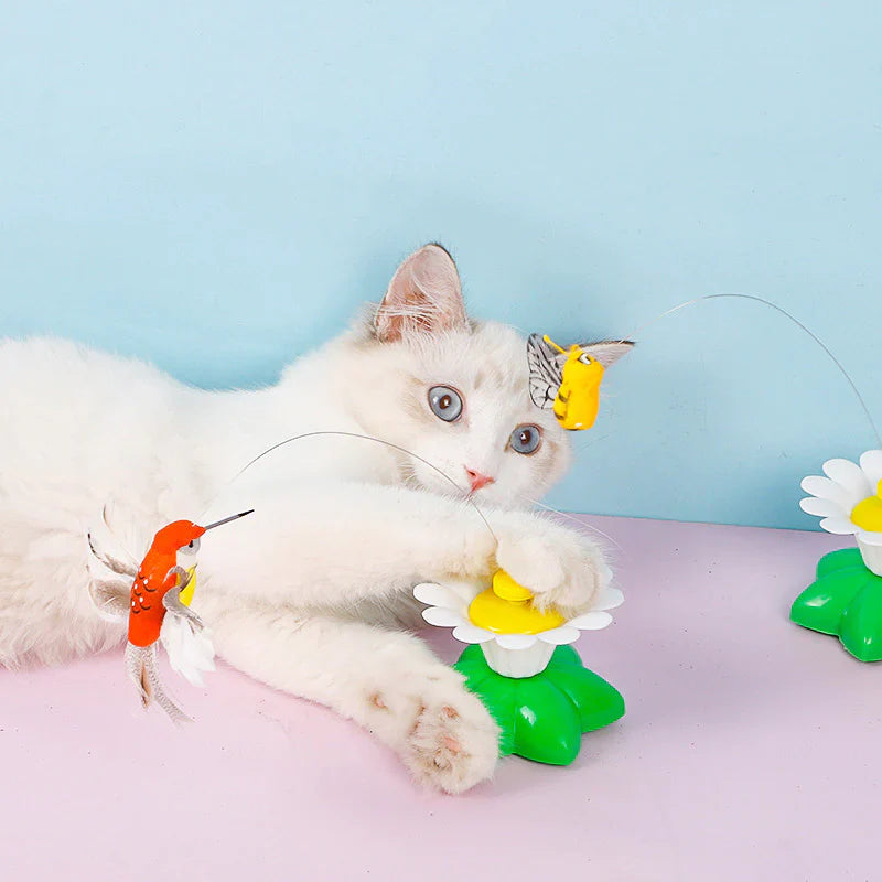 KittyFun™ - Bewegend vlinderspeeltje voor katten