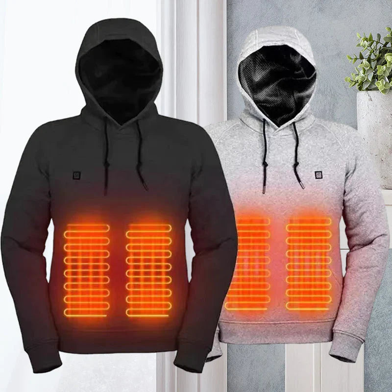 HeatHoodie™ - Elektrisch verwarmde hoodie met capuchon