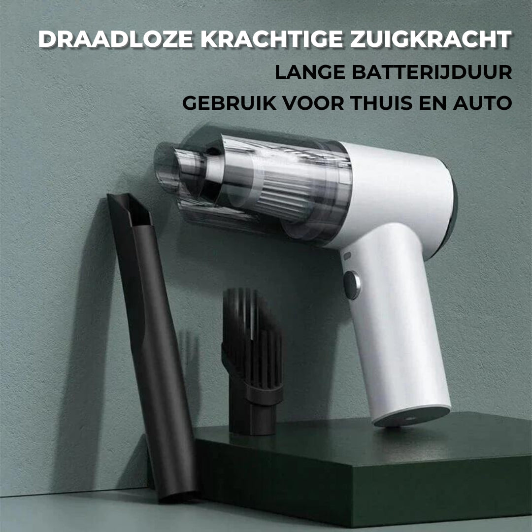 AutoClear™ - Draadloze handstofzuiger voor auto's