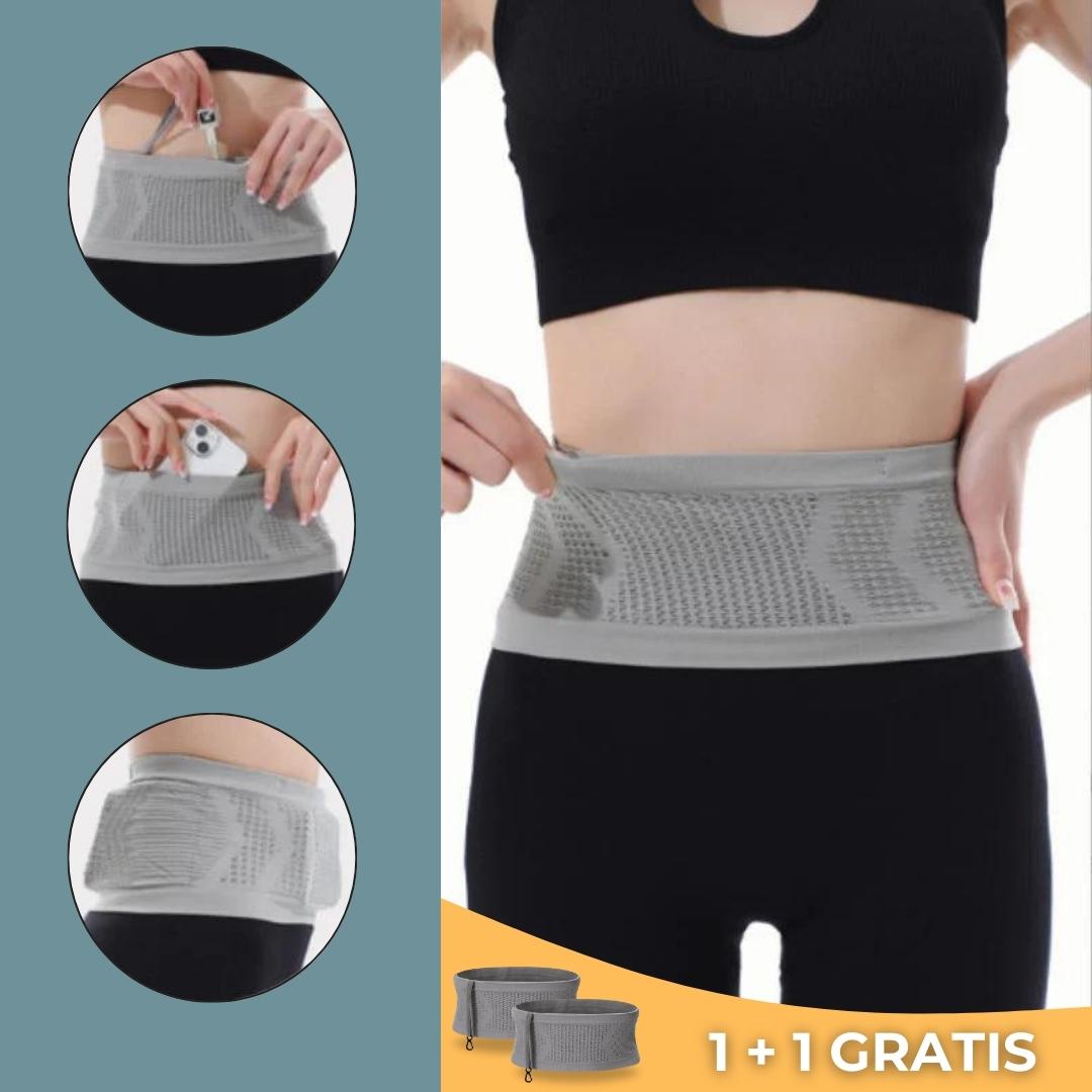 FlexiBelt™ - Multifunctionele ademend verborgen heuptas