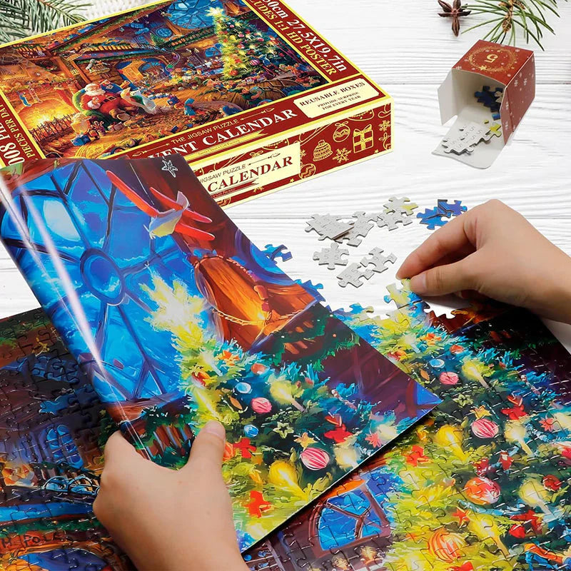 PuzzleSurprise™ - Kerstpuzzel adventkalender voor 2023