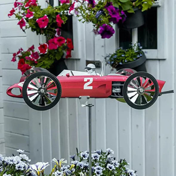 WindSprint™ - Tuinwindmolen in de vorm van een raceauto