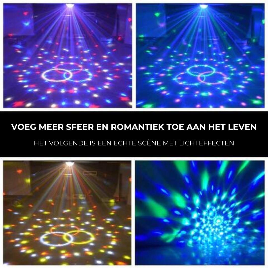 DiscoLight™ - Kleurrijke roterende LED-discolamp