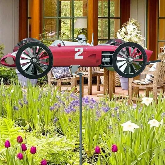 WindSprint™ - Tuinwindmolen in de vorm van een raceauto