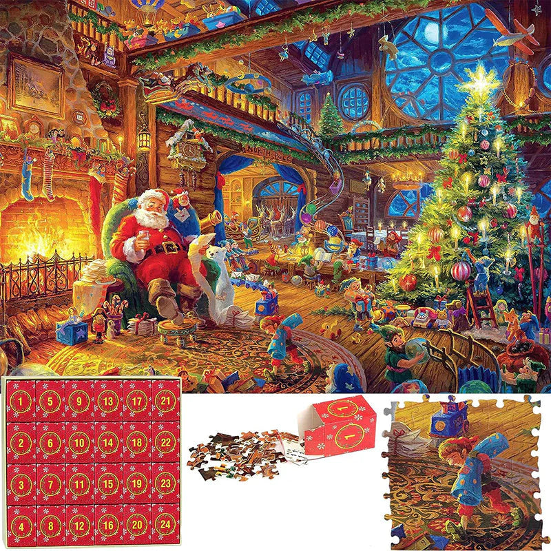 PuzzleSurprise™ - Kerstpuzzel adventkalender voor 2023