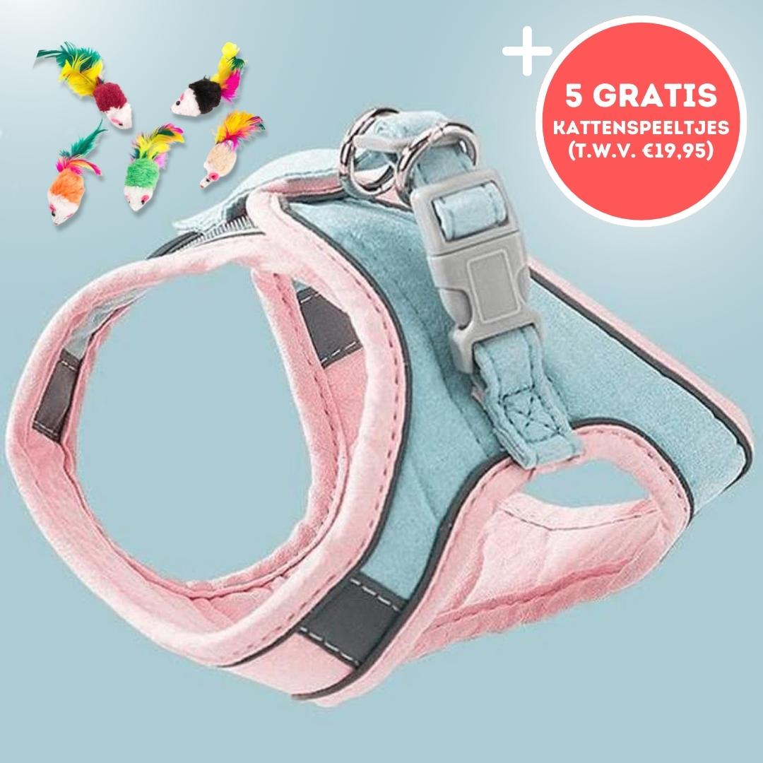 KittyLeash™ - Comfortabele harnas en riemset voor katten