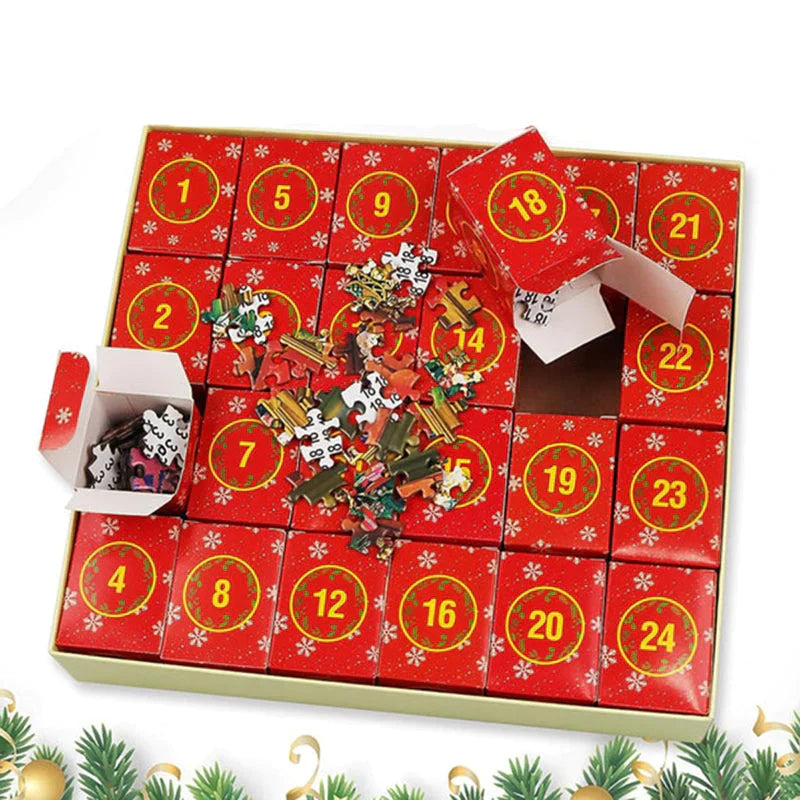 PuzzleSurprise™ - Kerstpuzzel adventkalender voor 2023