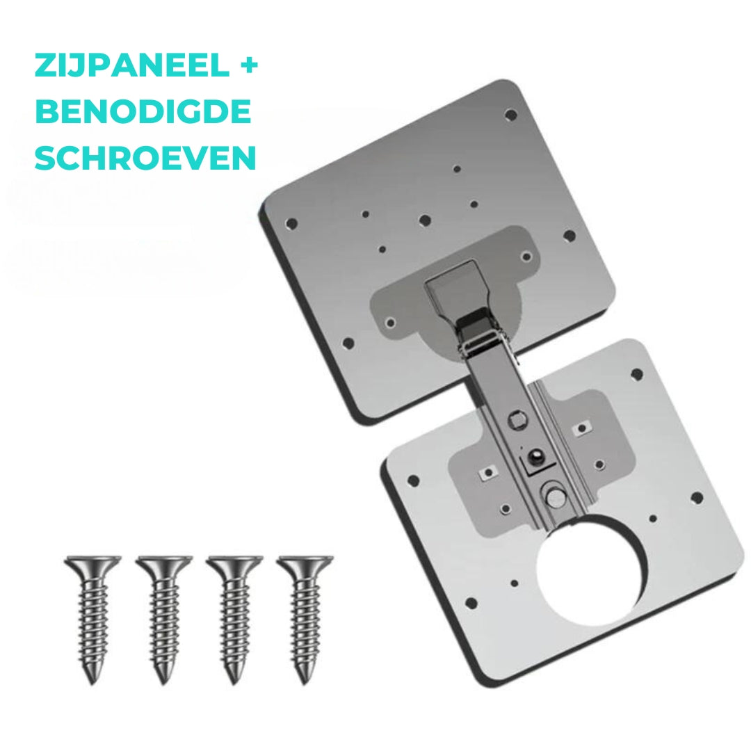 DoorFix™ - Zijplaat voor de reparatie van scharnieren