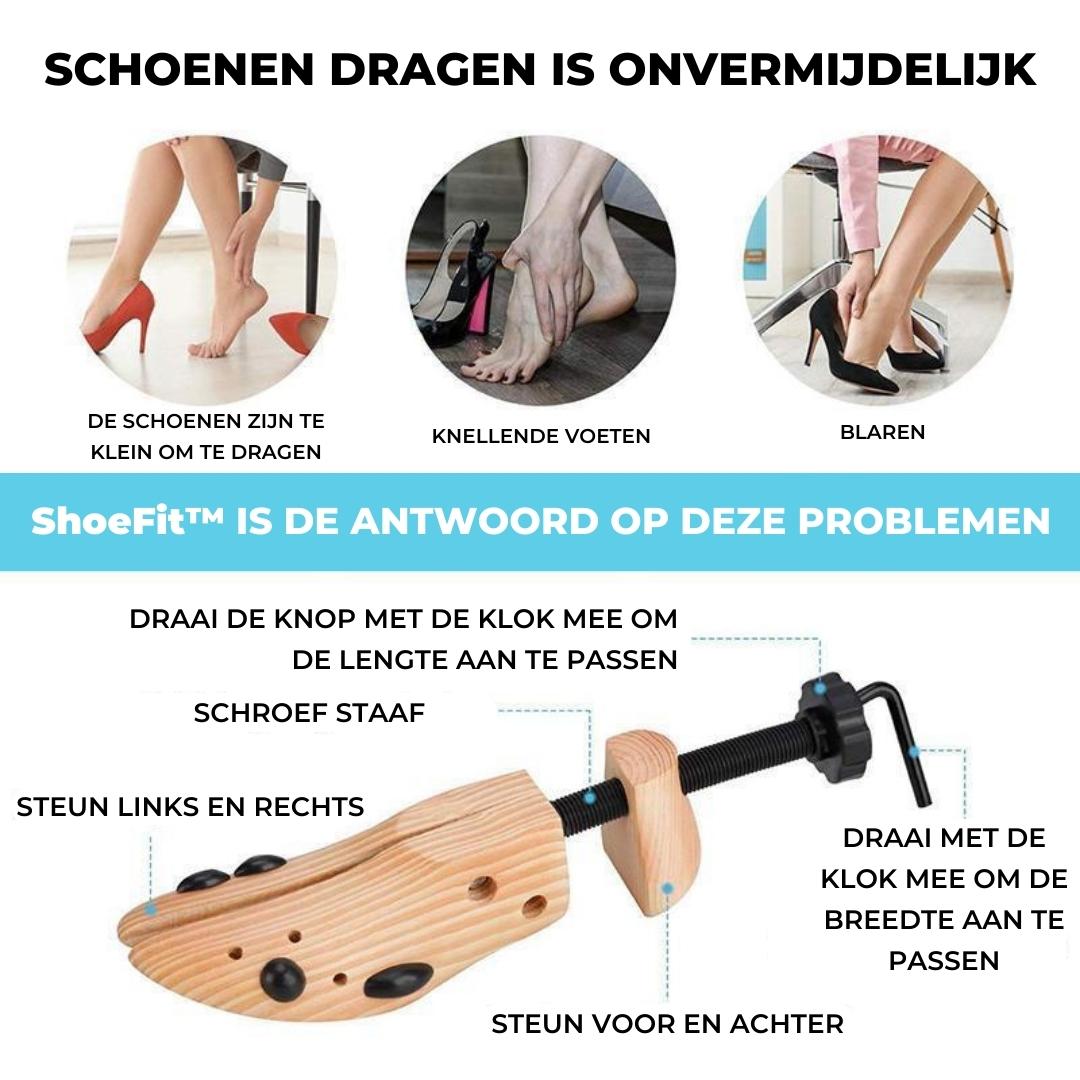 ShoeFit™ - Houten schoenspanners voor alle soorten schoenen