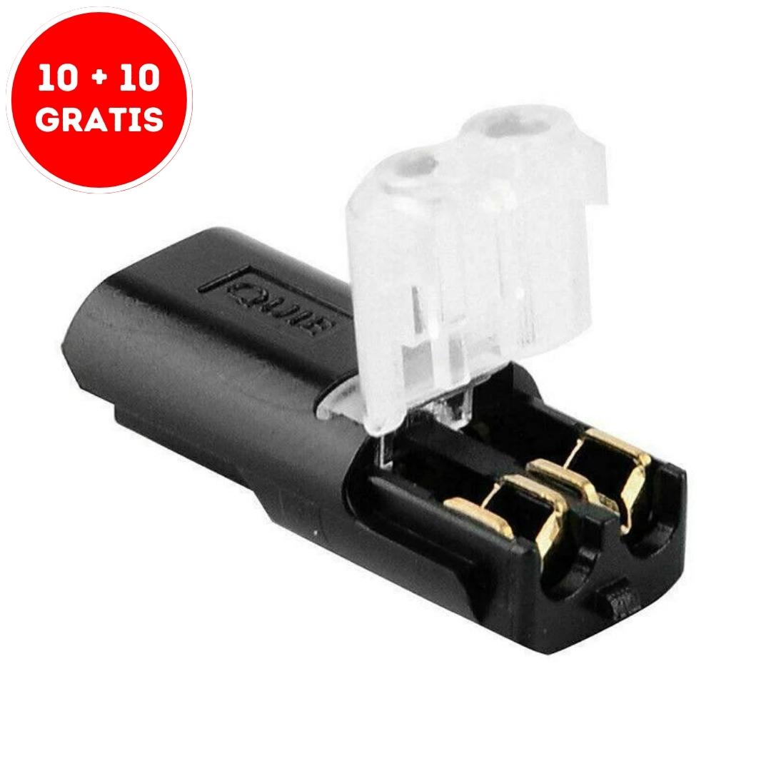 ClickEasy™ - waterdichte dubbeldraadse connector met vergrendelingsgesp