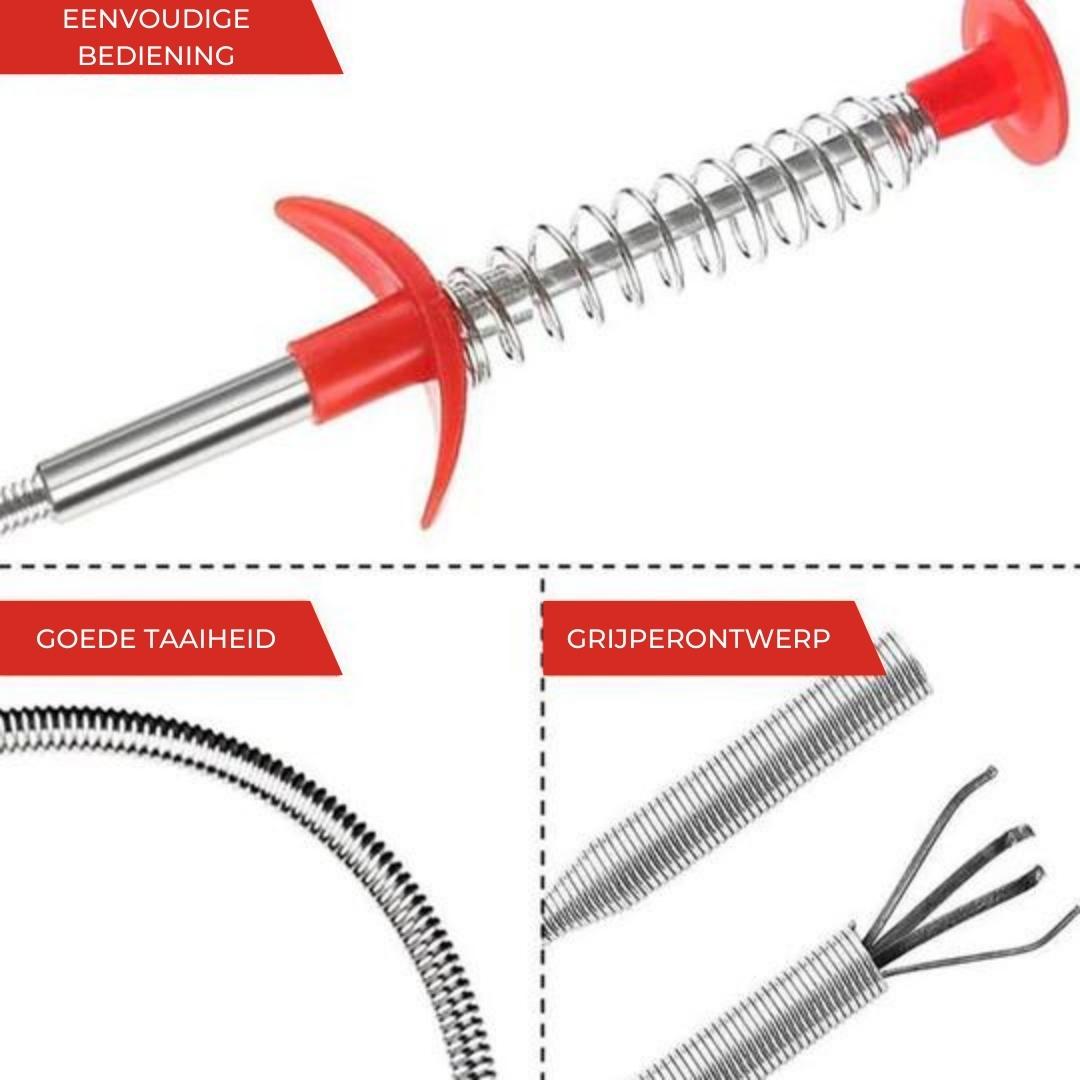 DirtHook™ - Reinigingshaak voor putjes en gootstenen